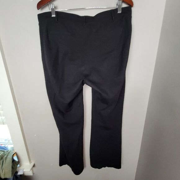 Betabrand Women's W0104 Classic Pull-on Dress Yoga Pants Sz XLP Black Bootcut - Picture 3 of 4